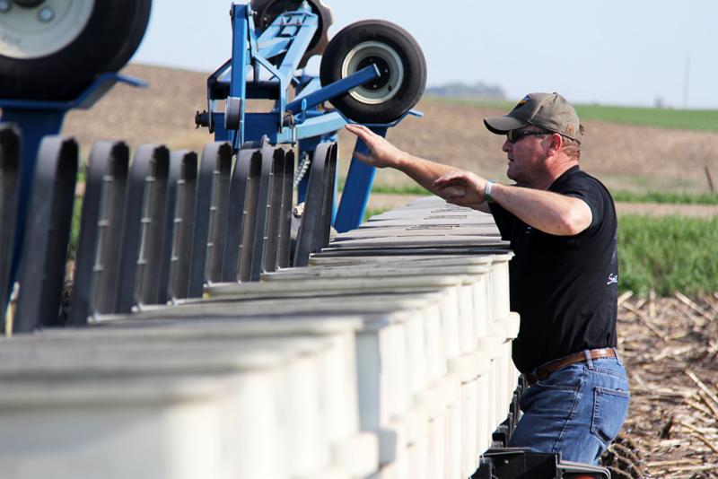 SDFU President Doug Sombke in the field | South Dakota Farmers Union